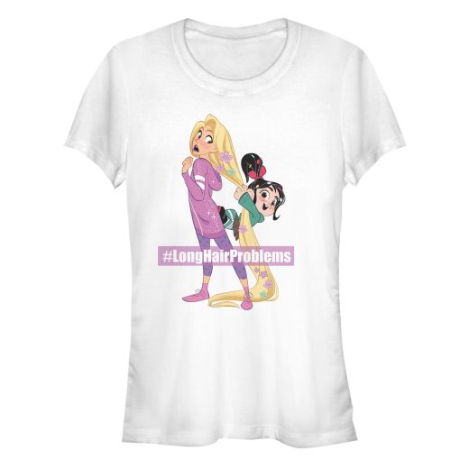 Junior’s Ralph Breaks the Internet Rapunzel Hair T-Shirt