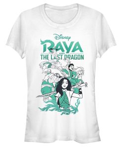 Junior’s Raya and the Last Dragon Characters in Action T-Shirt