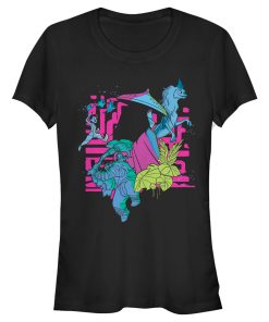Junior’s Raya and the Last Dragon Colorful Characters in Action T-Shirt