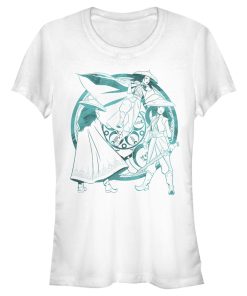 Junior’s Raya and the Last Dragon Watercolor Raya T-Shirt