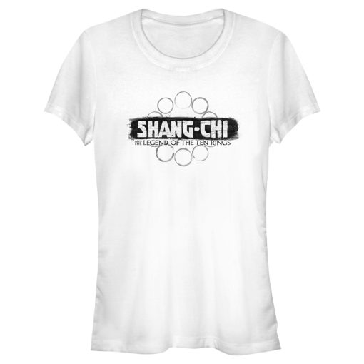 Junior’s Shang-Chi and the Legend of the Ten Rings Logo Black T-Shirt