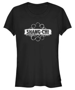 Junior’s Shang-Chi and the Legend of the Ten Rings Logo White T-Shirt