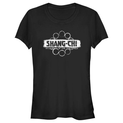 Junior’s Shang-Chi and the Legend of the Ten Rings Logo White T-Shirt