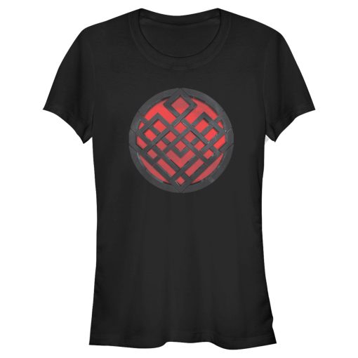 Junior’s Shang-Chi and the Legend of the Ten Rings Red Symbol T-Shirt