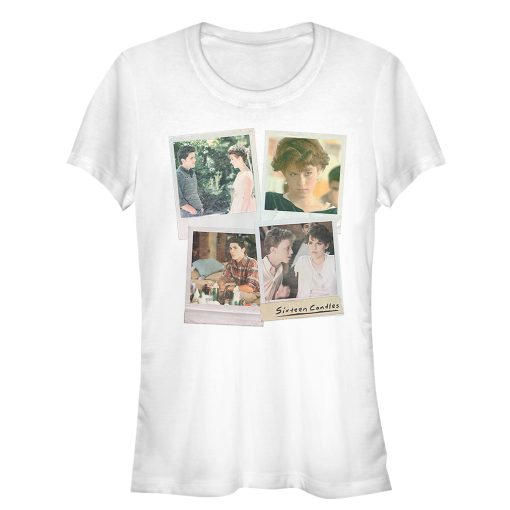 Junior’s Sixteen Candles Character Polaroids T-Shirt