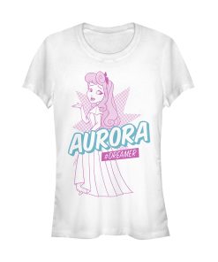 Junior’s Sleeping Beauty Dreamer Pop Art T-Shirt