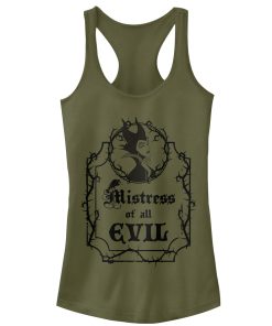 Junior’s Sleeping Beauty Evil Maleficent Racerback Tank Top