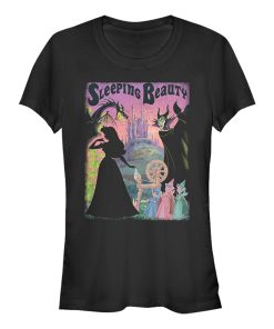 Junior’s Sleeping Beauty Silhouettes T-Shirt