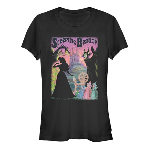 Junior’s Sleeping Beauty Silhouettes T-Shirt