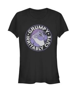 Junior’s Snow White and the Seven Dwarfs Cute Grumpy T-Shirt