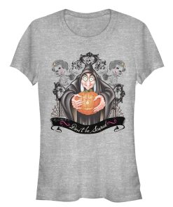 Junior’s Snow White and the Seven Dwarfs Evil Queen Pumpkin T-Shirt