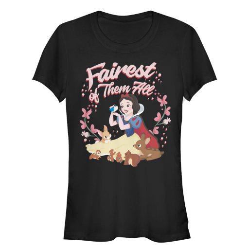 Junior’s Snow White and the Seven Dwarfs Fairest Princess T-Shirt