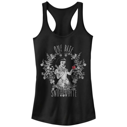 Junior’s Snow White and the Seven Dwarfs One Bite Racerback Tank Top