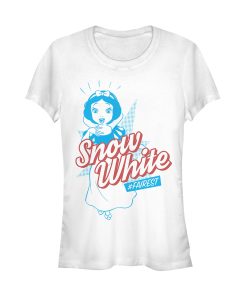 Junior’s Snow White and the Seven Dwarfs Pop Art T-Shirt