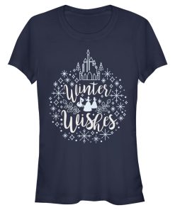 Junior’s Snow White and the Seven Dwarfs Princesses Winter Wishes T-Shirt