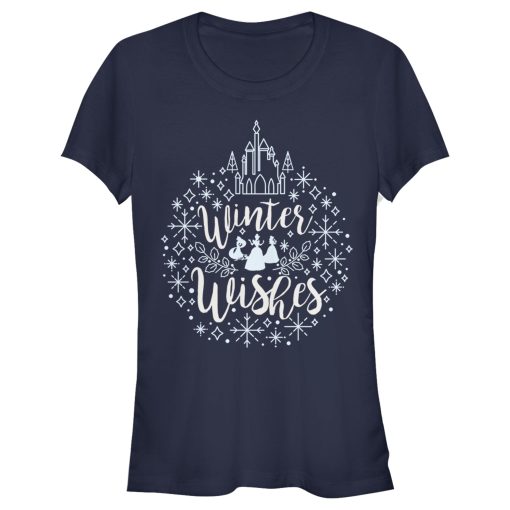 Junior’s Snow White and the Seven Dwarfs Princesses Winter Wishes T-Shirt