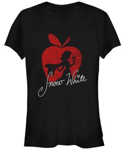 Junior’s Snow White and the Seven Dwarfs Silhouette T-Shirt