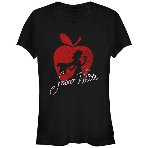 Junior’s Snow White and the Seven Dwarfs Silhouette T-Shirt