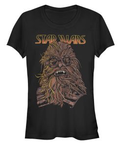 Junior’s Solo A Star Wars Story Chewie Hair Cartoon T-Shirt