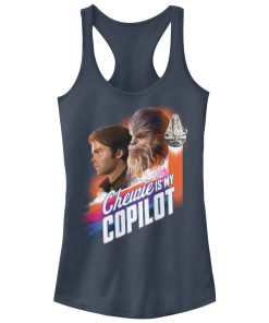 Junior’s Solo A Star Wars Story Chewie is My Copilot Racerback Tank Top
