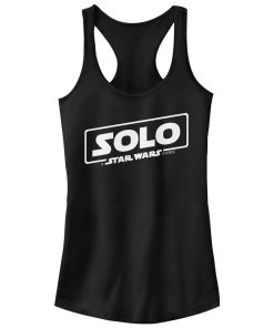 Junior’s Solo A Star Wars Story Classic Logo Racerback Tank Top
