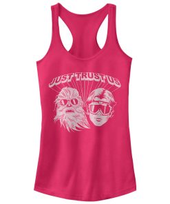 Junior’s Solo A Star Wars Story Just Trust Us Racerback Tank Top
