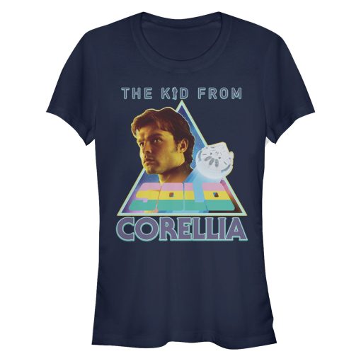 Junior’s Solo A Star Wars Story Kid from Corellia Triangle T-Shirt