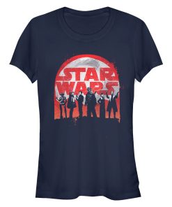 Junior’s Solo A Star Wars Story Logo Character Splatter Print T-Shirt