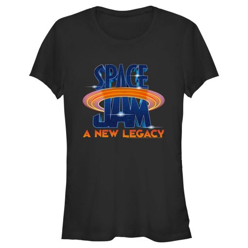 Junior’s Space Jam A New Legacy Classic Logo T-Shirt