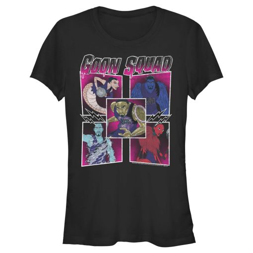 Junior’s Space Jam A New Legacy Goon Squad Boxes T-Shirt