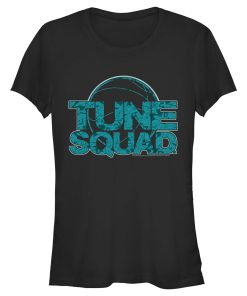 Junior’s Space Jam A New Legacy Tune Squad Basketball Logo T-Shirt