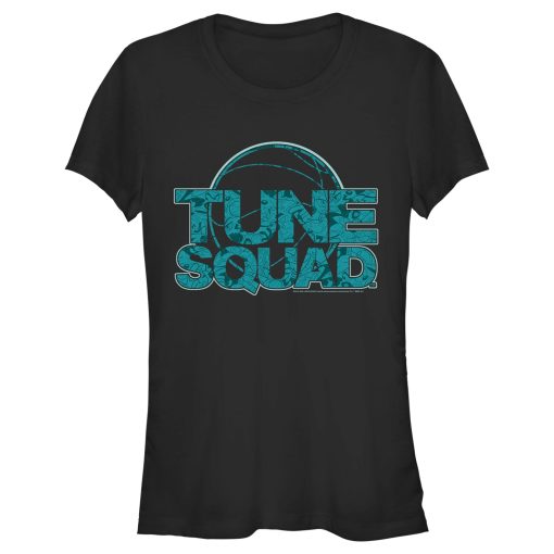 Junior’s Space Jam A New Legacy Tune Squad Basketball Logo T-Shirt