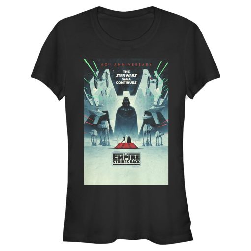 Junior’s Star Wars 40th Anniversary Saga Poster T-Shirt