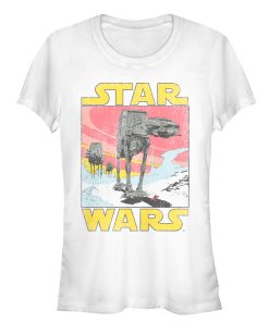 Junior’s Star Wars AT-AT Scene T-Shirt