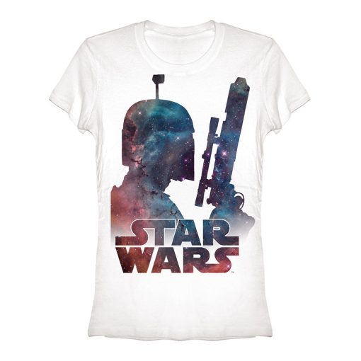 Junior’s Star Wars Boba Fett Nebula T-Shirt