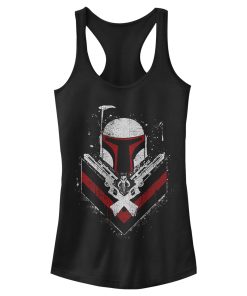 Junior’s Star Wars Boba Fett No Threats Only Promises Racerback Tank Top
