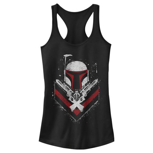 Junior’s Star Wars Boba Fett No Threats Only Promises Racerback Tank Top