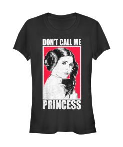 Junior’s Star Wars Bold Don’t Call Me Princess Leia T-Shirt
