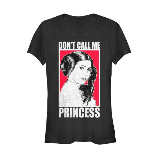 Junior’s Star Wars Bold Don’t Call Me Princess Leia T-Shirt