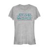 Junior’s Star Wars Bubble Logo Scrawl T-Shirt