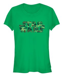 Junior’s Star Wars Camo Logo T-Shirt