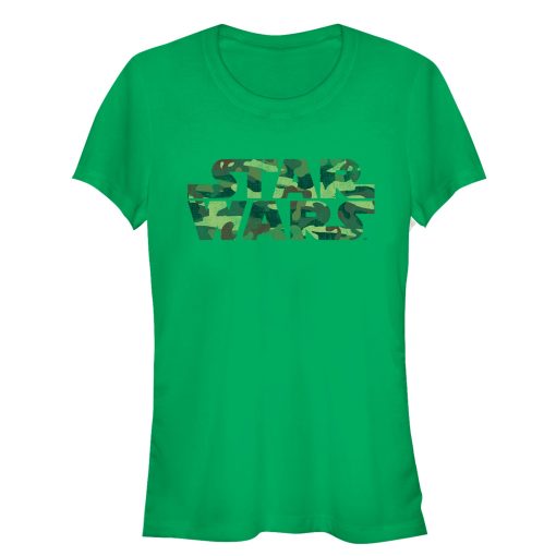 Junior’s Star Wars Camo Logo T-Shirt