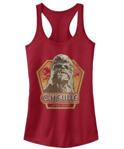 Junior’s Star Wars Chewbacca Frame Racerback Tank Top