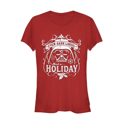 Junior’s Star Wars Christmas Dark Lord Holiday T-Shirt