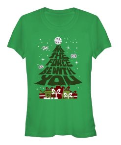 Junior’s Star Wars Christmas Gifts Be With You T-Shirt