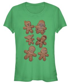 Junior’s Star Wars Christmas Gingerbread Cookies T-Shirt