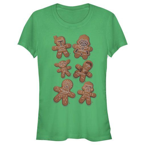 Junior’s Star Wars Christmas Gingerbread Cookies T-Shirt