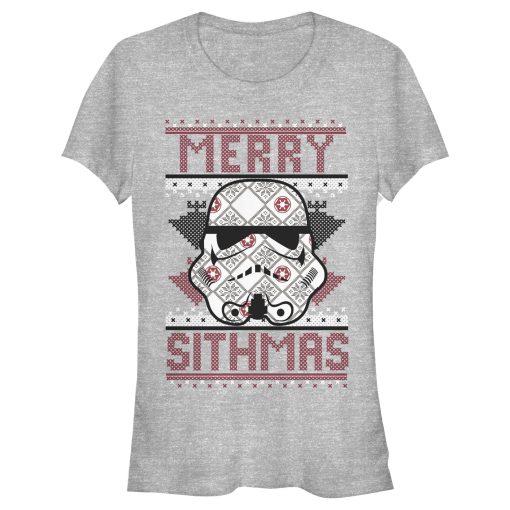 Junior’s Star Wars Christmas Merry Sithmas T-Shirt