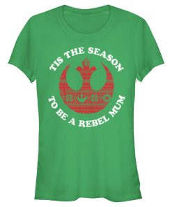 Junior’s Star Wars Christmas Rebel Mum T-Shirt