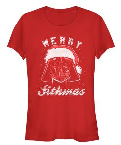 Junior’s Star Wars Christmas Santa Vader Sithmas T-Shirt